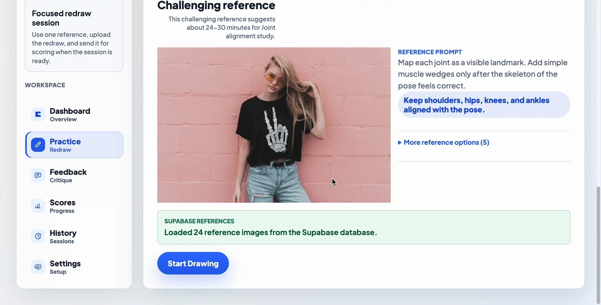 Drawing Scope: Challenge reference and drawing prompt
