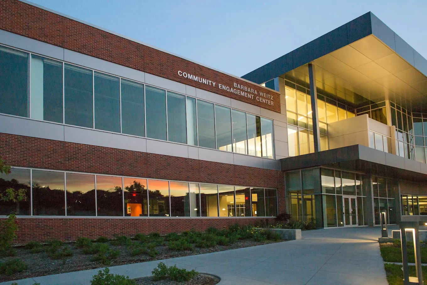 The Barbara Weitz Community Engagement Center at UNO, host venue for MAV AI Day on June 5, 2026. (University of Nebraska Omaha)